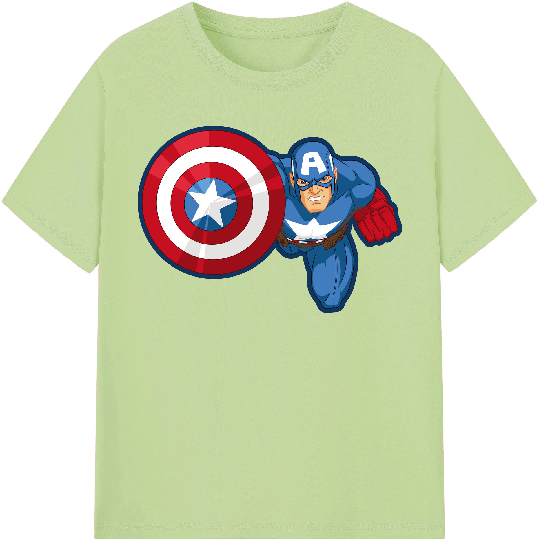 （画像用） アベンジャーズ The Avengers 綿100％半袖Tシャツ（フロントプリント）